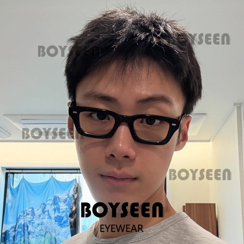 日系复古窄框防蓝光眼镜框可配镜
