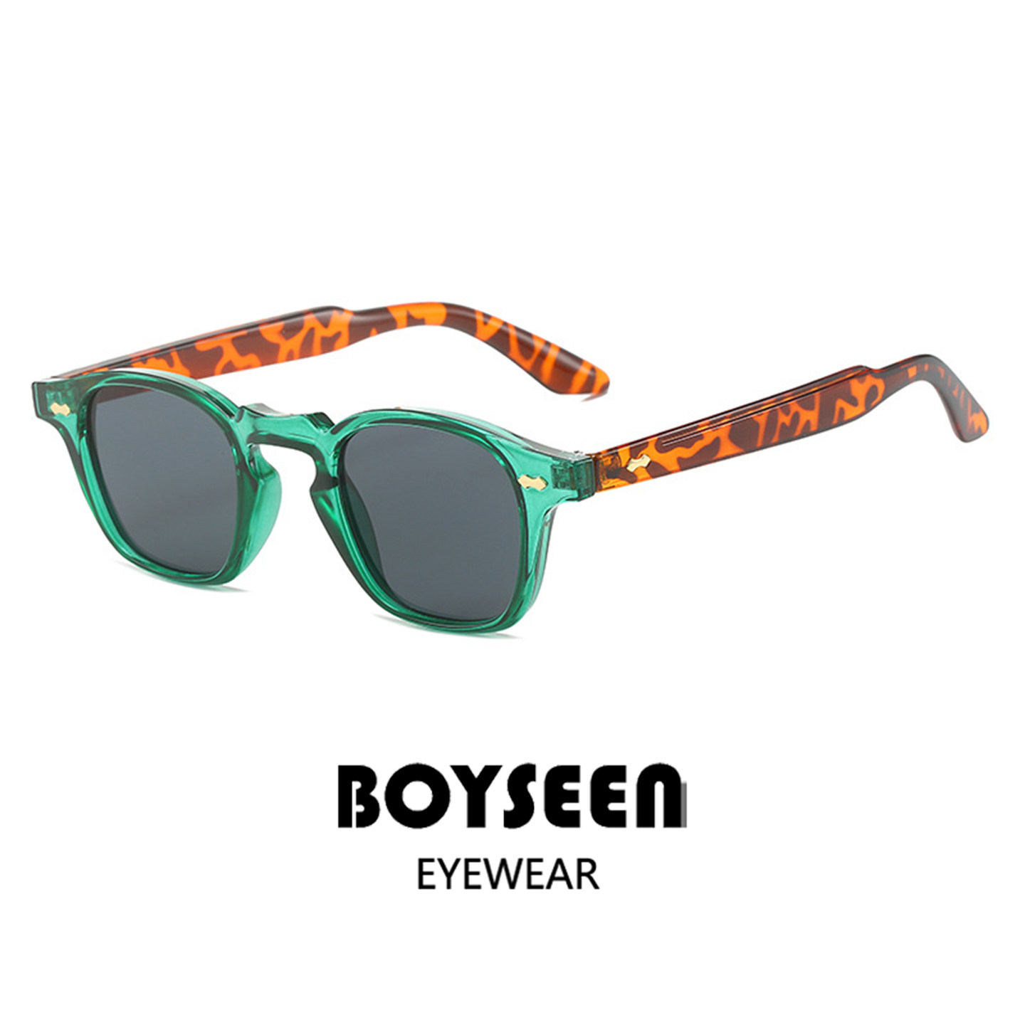 潮牌嘻哈小框男士墨镜可配度数