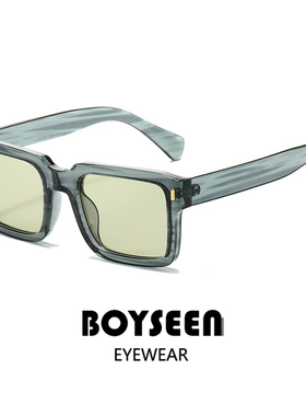 方形嘻哈小众太阳镜可配度数