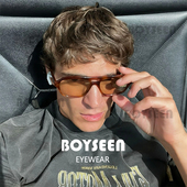 美式 学院风墨镜男可配度数方形复古玳瑁墨镜茶色太阳镜男UV400