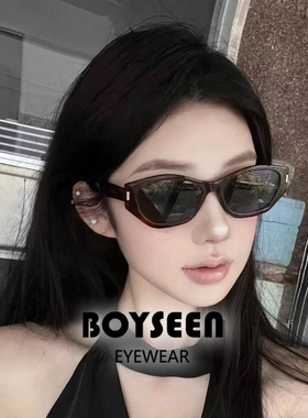 可可镜豹纹猫眼墨镜女款2025新款高级感太阳眼镜防紫外线潮