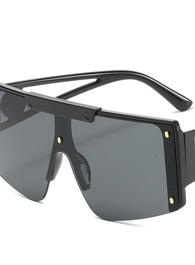 墨镜连体时尚风太阳镜新款潮流