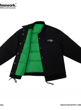 STN原创设计 冬季可脱卸羽绒服内胆防风厚外套男短款国潮两穿夹克