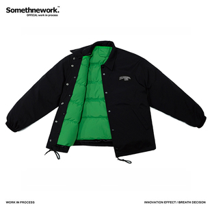 STN原创设计 冬季可脱卸羽绒服内胆防风厚外套男短款国潮两穿夹克