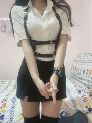 纯欲辣妹jk制服性感dj短裙套装女皮带腰封2024新款收腰衬衫包臀裙