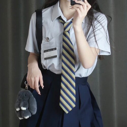 同款领带JK制服条纹领结领带