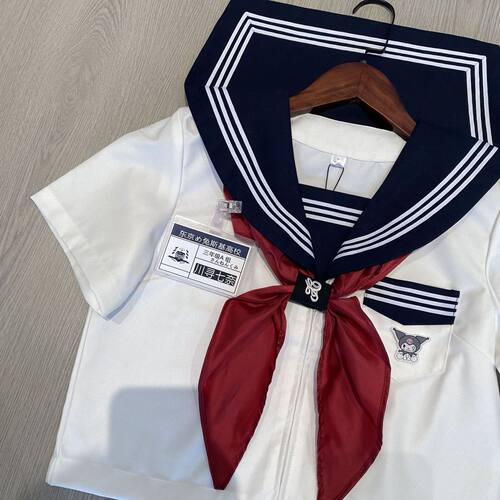 【兔斯基】日系正统水手服jk制服裙套装白二三本基础款关西襟全套