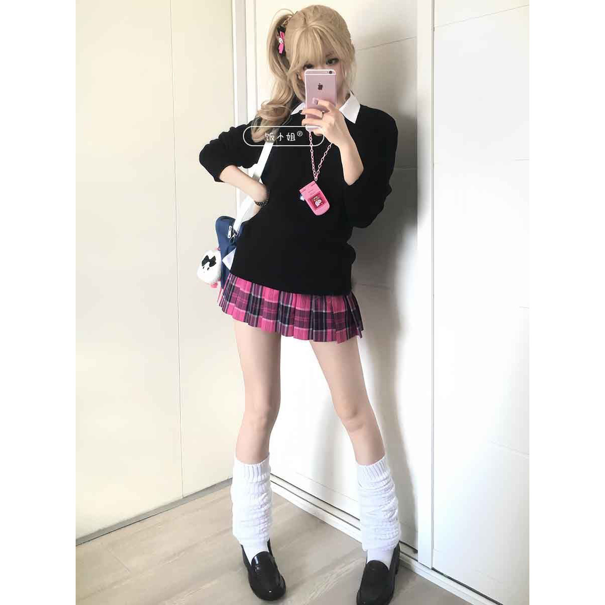 学院风JK制服套头针织衫秋冬外穿毛衣涩谷辣妹女时尚百搭长袖上衣