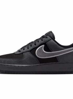 NIKE/耐克合成革皮革经典舒适 板鞋 男女同款 灰黑IB6842-002