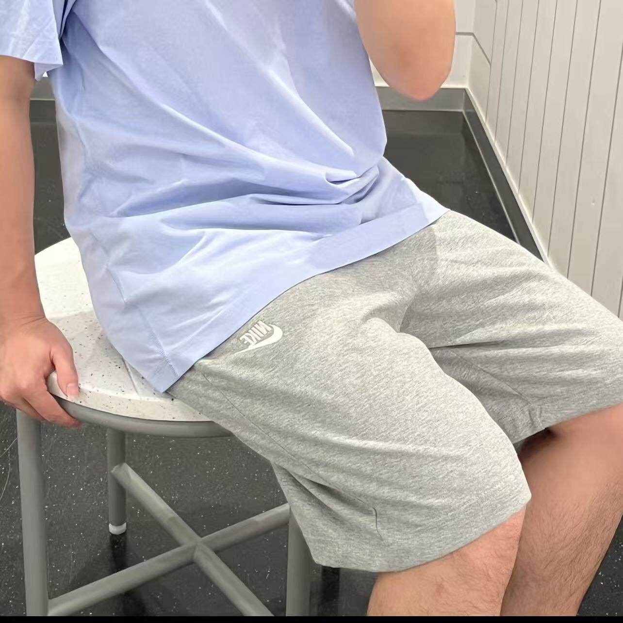 Nike/耐克运动训练男子休闲舒适透气针织五分短裤 BV2773-063