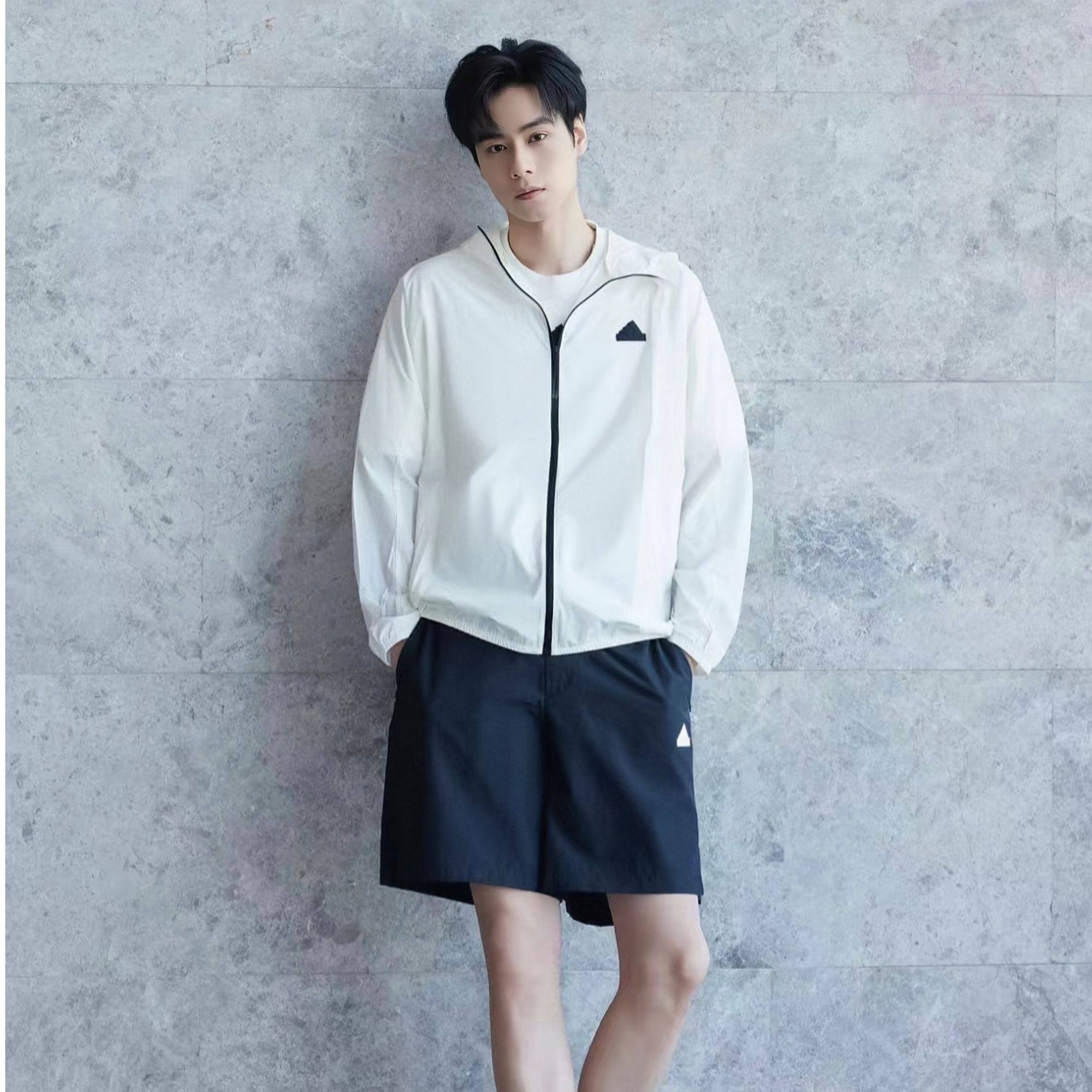 阿迪达斯胡一天同款超薄梭织皮肤衣防晒衣外套IT3942