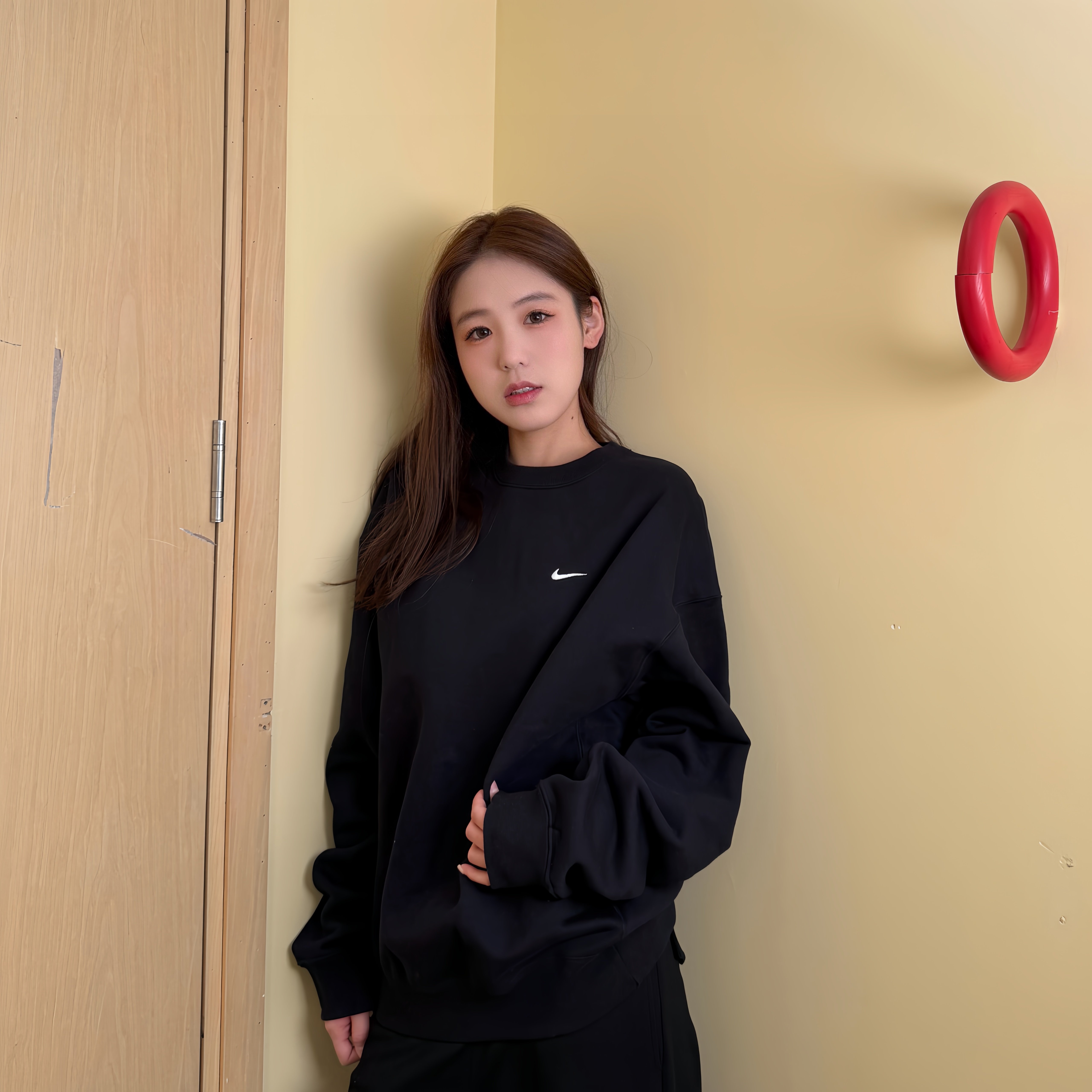 耐克Nike男女保暖圆领宽松加绒运动复古休闲套头衫卫衣DX1362-010