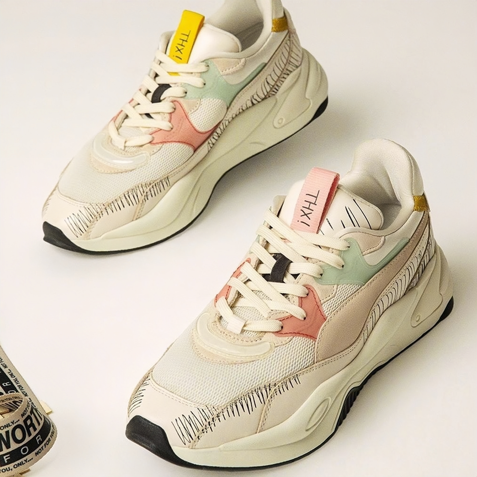 彪马PUMA RS-2K MICHAEL LAU复古休闲老爹鞋跑步鞋 375199-01