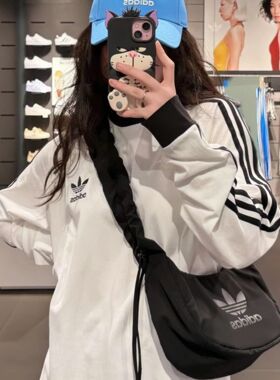 adidas/阿迪达斯三叶草帆布包云朵包手提单肩包 中号JP0145