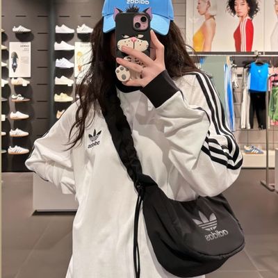 adidas/阿迪达斯三叶草帆布包云朵包手提单肩包 中号JP0145