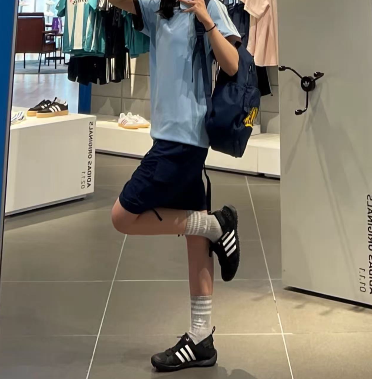 Adidas 阿迪达斯正品 男女夏季透气舒适涉水鞋户外休闲鞋 HP8636