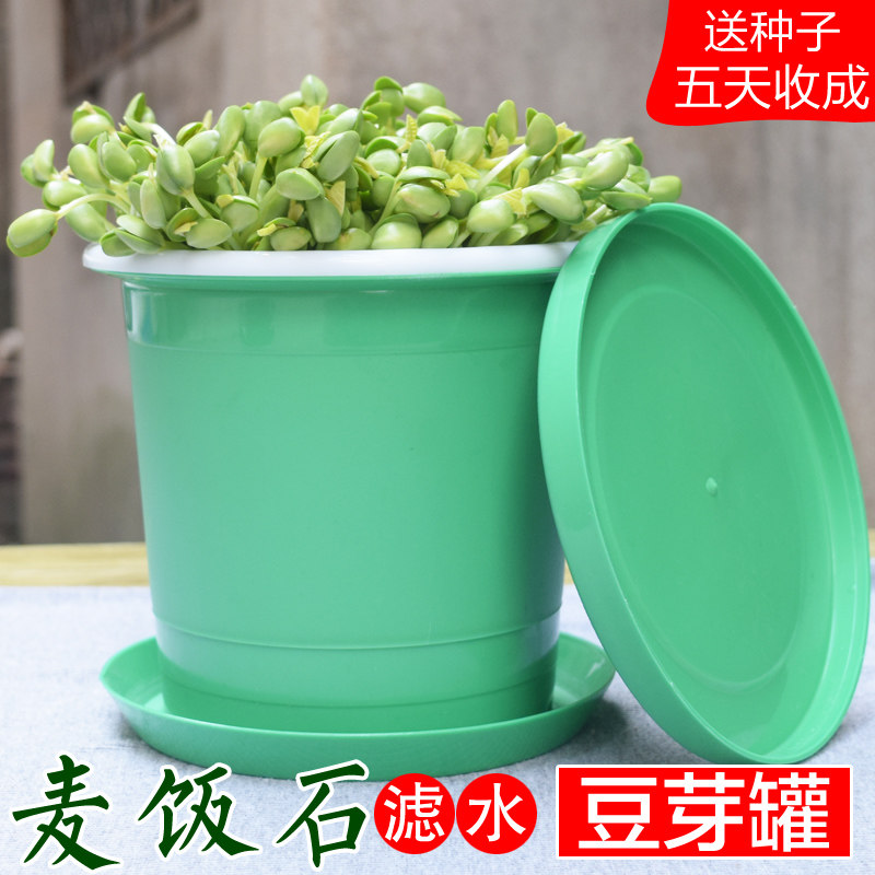 豆芽机手工生种植桶绿豆鲜豆芽罐图片