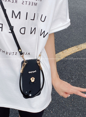 新款卡通立体公仔字母标适用小米15/14pro手机壳civi4pro斜挎绳红米note15全包边k80防摔turbo4pro手拎绳k70