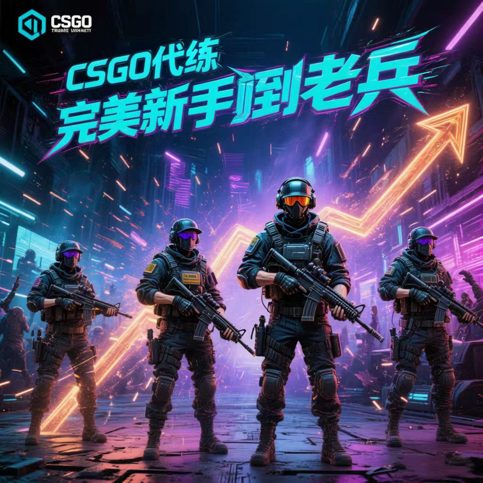 csgo完美新手代肝过新手老兵绿色