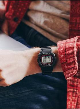 卡西欧手表男gshock小方块原点经典复刻防震运动手表DW-5000R