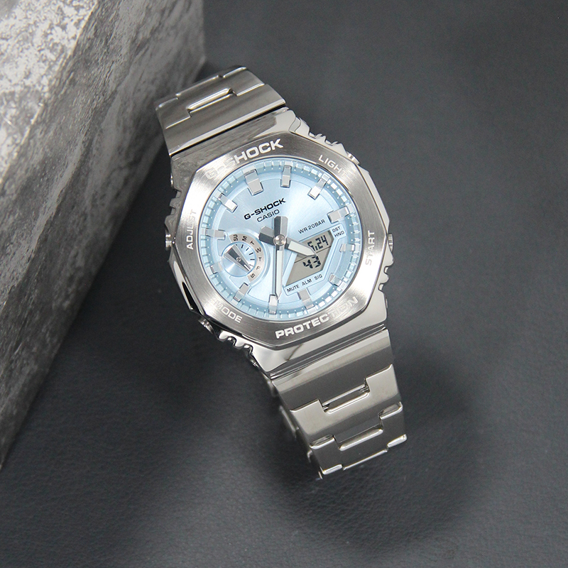 卡西欧G-SHOCK金属彩盘农家橡树