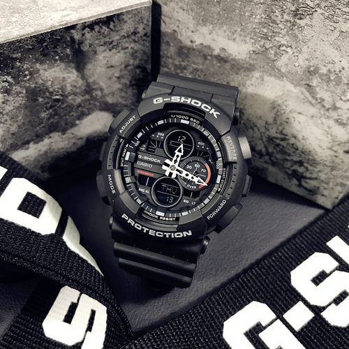 Casio卡西欧手表男黑武士黑金gshock黑暗之心悟空防水运动GA140GB