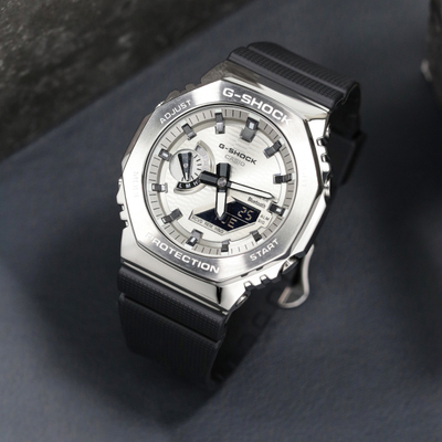 卡西欧太阳能商务蓝牙金属橡树