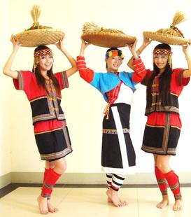 女装 中国传统民族服装 民族服装 阿里山高山族服装 台湾阿美族服装