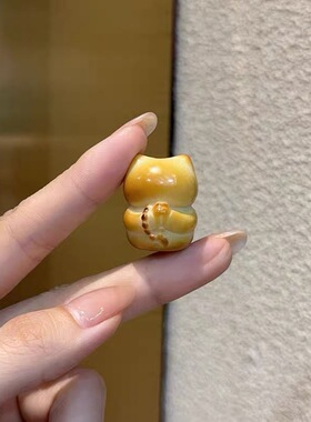 天然象牙果念经猫Diy文玩配件手工编织手绳手串手链各种配饰饰品