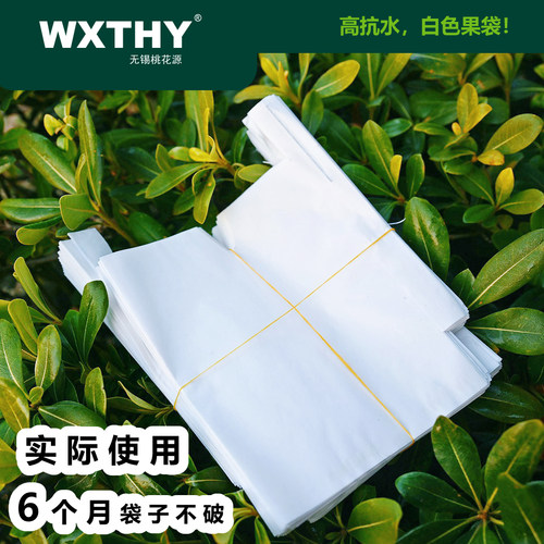 桃子套袋专用袋黄桃袋桃子纸袋黄桃水蜜桃纸袋防虫水桃袋白色 - 封面