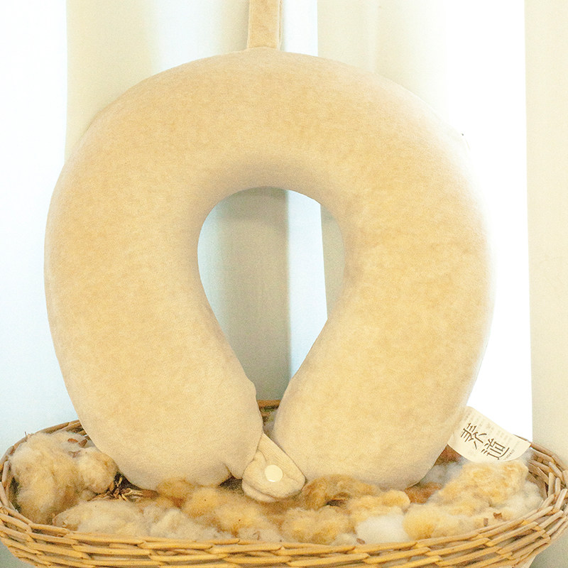 素道有机彩棉记忆棉U型枕 护颈椎枕,床上用品,记忆棉枕,淘宝优惠券,粉丝福利购,淘宝优惠卷