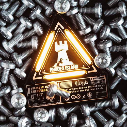 明日方舟罗德岛装饰灯徽章魔术贴