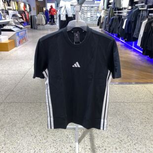 Adidas阿迪达斯纯棉休闲短袖25夏季新款男运动百搭半袖T恤JY8564