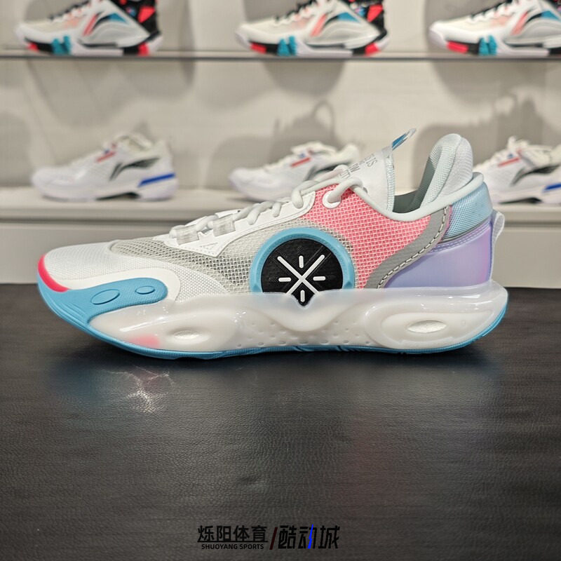 李宁韦德全城12篮球鞋2024新款男子轻量高回弹专业比赛鞋ABAU015