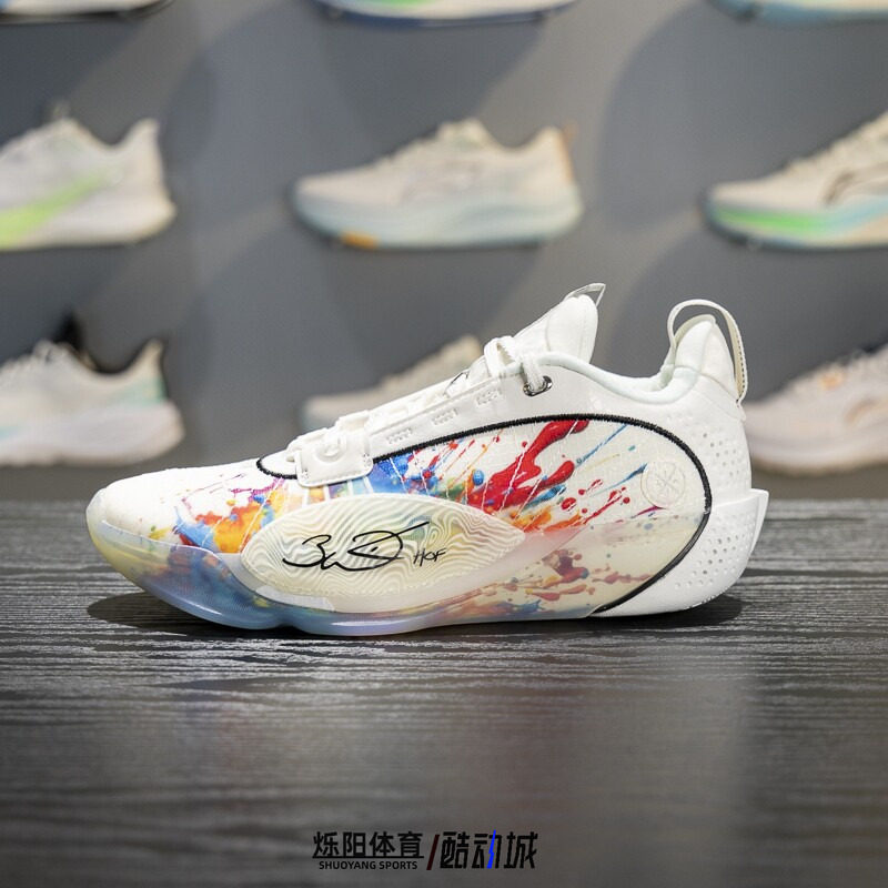 李宁韦德全城13篮球鞋男子2025冬季新款减震回弹运动鞋ABAV047