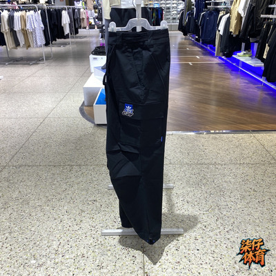 阿迪达斯三叶草男梭织直筒长裤