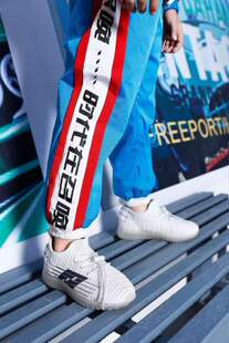 吉象路运动鞋新款童鞋春季中大童男女童网鞋透气椰子潮鞋01-059