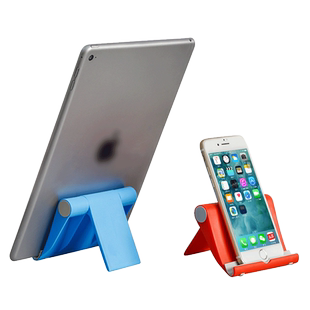 三个装手机支架桌面懒人直播平板iPad床头通用折叠支撑架家可调节简易手机架桌面支架