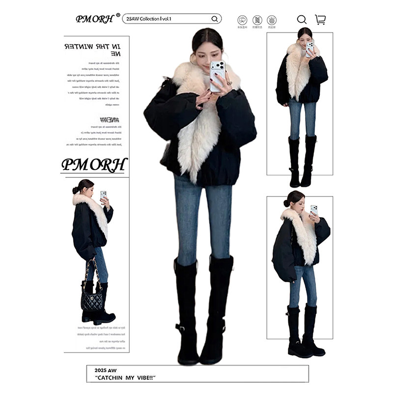 PMORH美式慵懒感双扣铅笔紧身牛仔裤女秋冬新款加绒显瘦小脚长裤,女装/女士精品,牛仔裤,淘宝优惠券,粉丝福利购,淘宝优惠卷