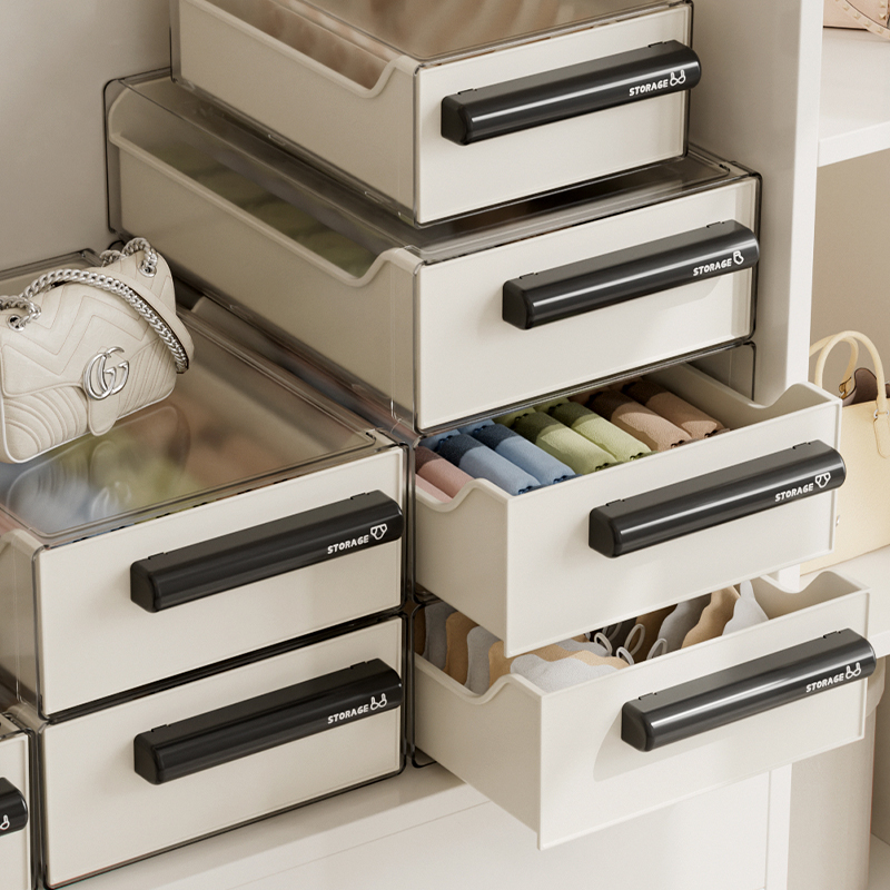 内衣内裤收纳盒分格三合一