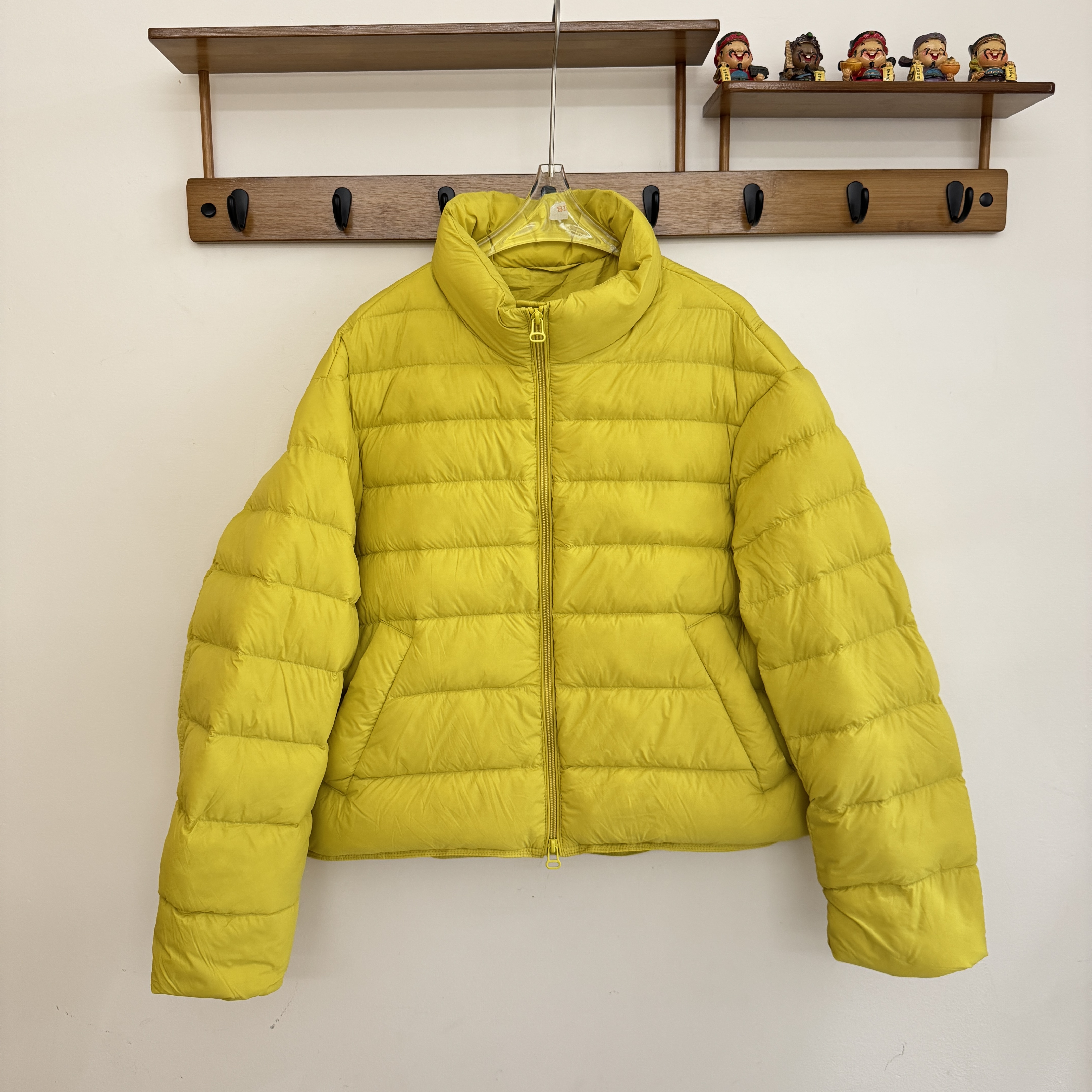 韩系排骨泡芙短款立领羽绒服女冬新款小个子90白鸭绒轻便保暖外套