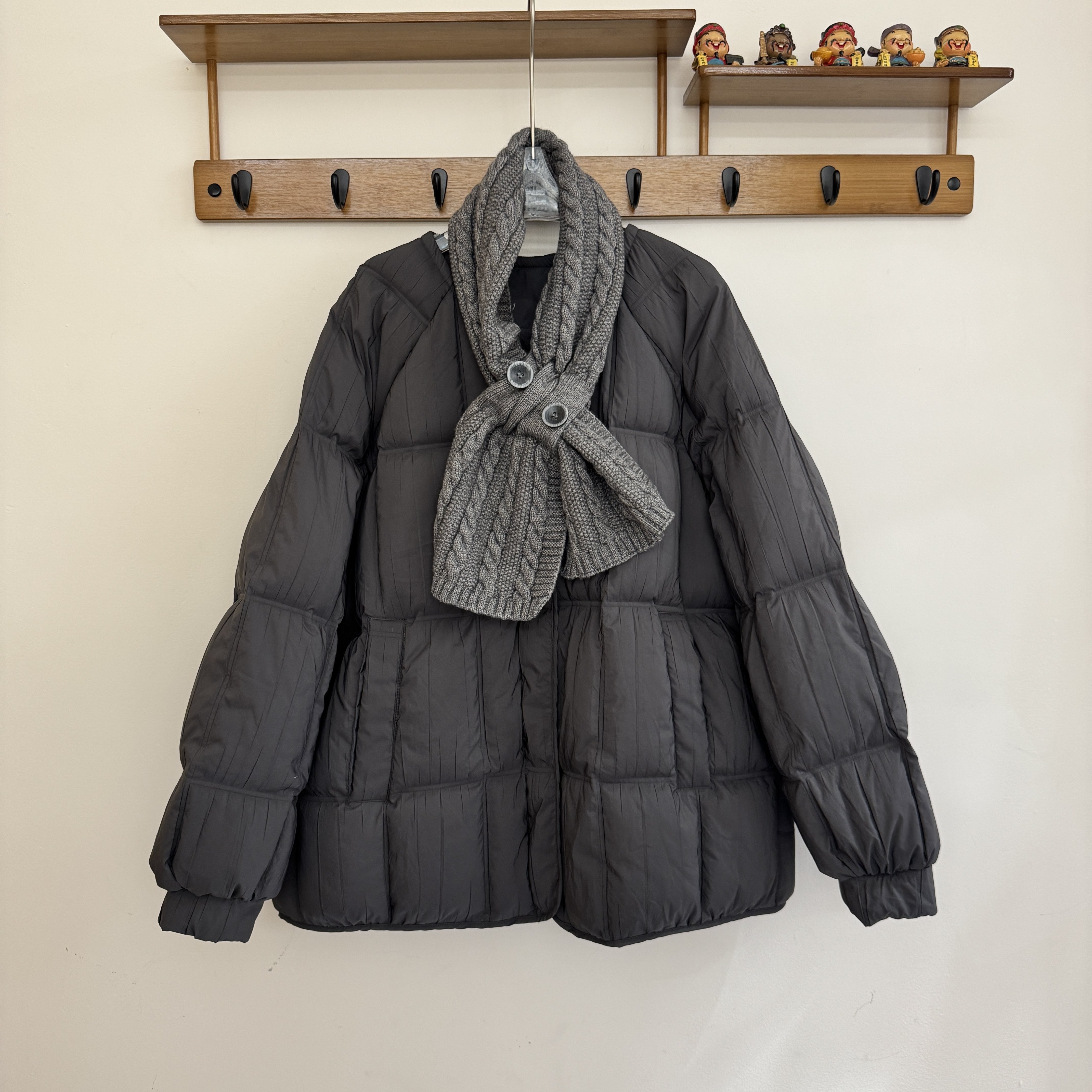 高端欧货2025冬季新款针织围脖韩版羽绒服女加厚保暖90白鸭绒外套,女装/女士精品,羽绒服,淘宝优惠券,粉丝福利购,淘宝优惠卷