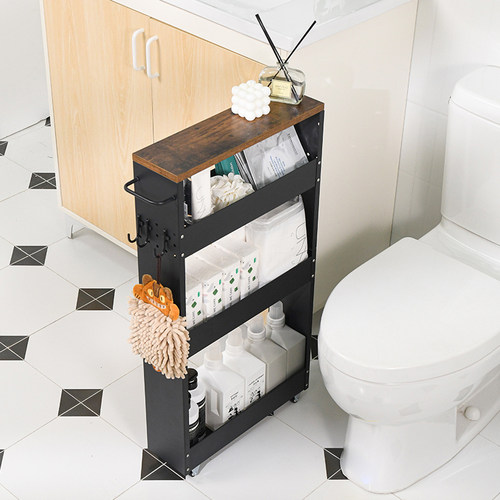 夹缝隙空间多层杂物收纳小推车