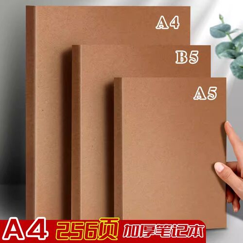 小红书超厚A5空白笔记本
