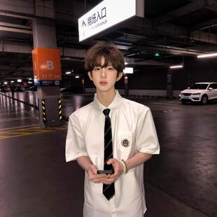 【刺篇】 原创DK制服男款短袖衬衫学院风白色衬衣黑色休闲上衣夏