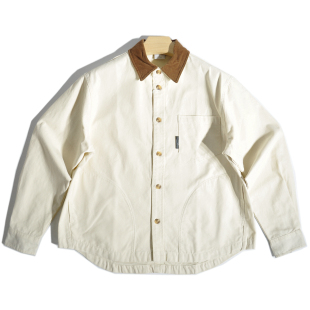 宽松廓形夹克底特律工装 衬衫 外套 复古阿美咔叽巴恩风猎装 重磅美式