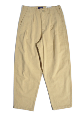 美式复古港风廓形锥形哈伦阔腿裤日系宽松Chino工装裤直筒休闲裤