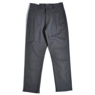 直筒工装 修身 裤 百搭弹力小脚裤 男 美式 休闲裤 复古斜纹卡其Chino裤