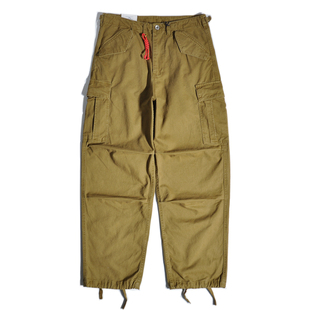 港风多口袋束脚裤 重磅美式 宽松直筒阔腿休闲裤 裤 复古山系户外工装