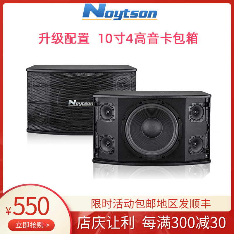 Noytson/朗特声 K100家庭ktv卡拉ok卡包音箱10寸低音专业会议音响